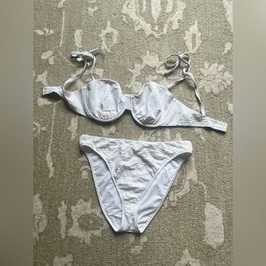 Abercrombie & Fitch White Bikini Set